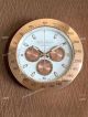 High Quality Copy Rolex Daytona Wall Clock Yellow Gold Panda Face (8)_th.jpg